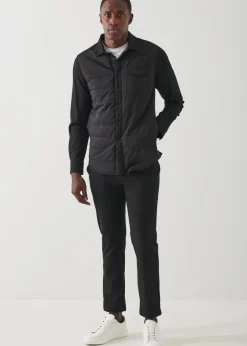 PATRICK ASSARAF Active Quilted Shirt Jacket|Men Outerwear