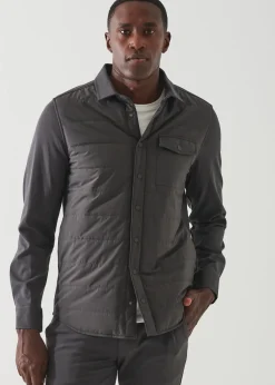 PATRICK ASSARAF Active Quilted Shirt Jacket|Men Outerwear