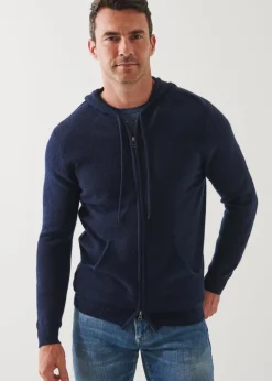 PATRICK ASSARAF Air Cashmere Hoodie|Men Knitwear