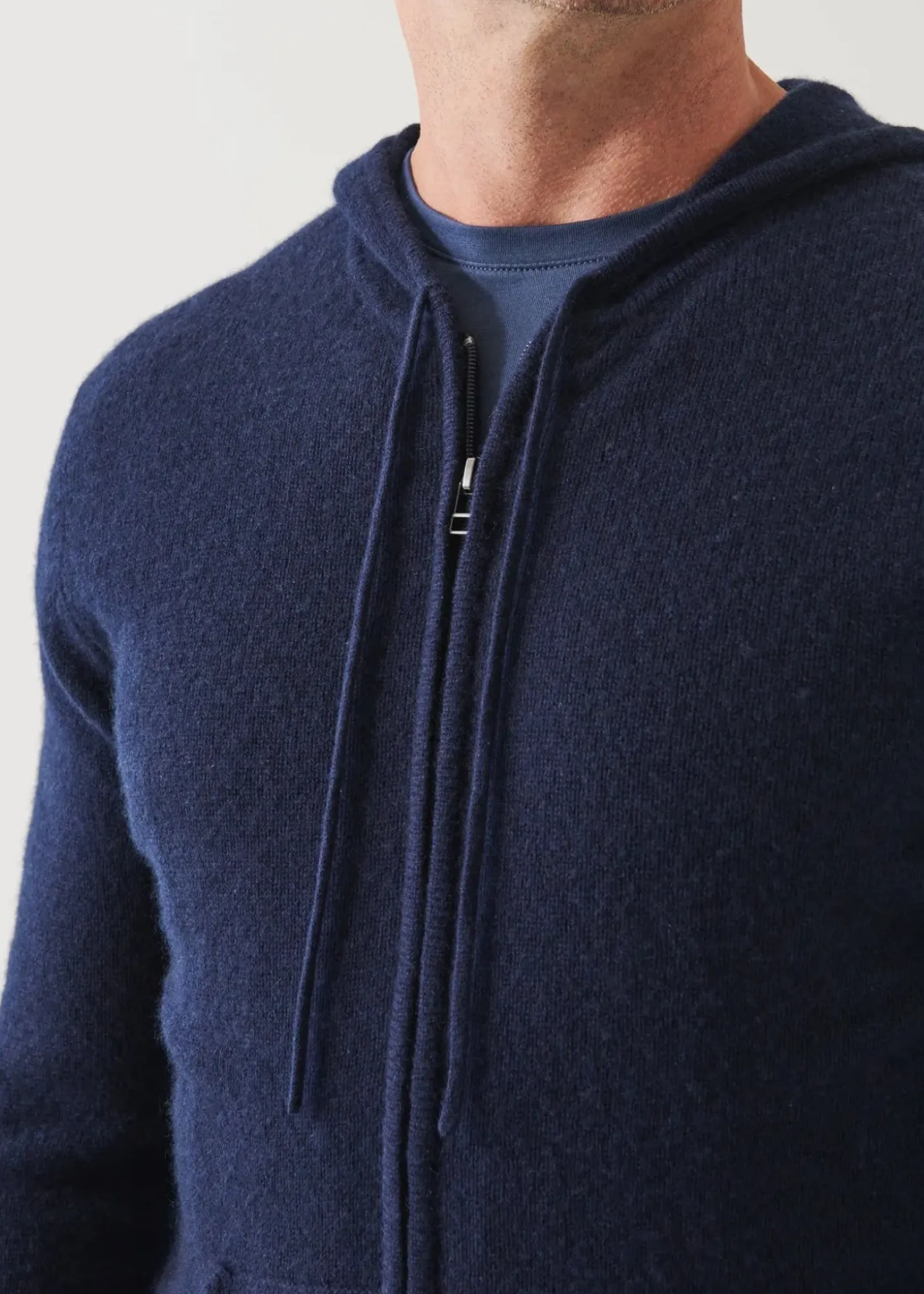 PATRICK ASSARAF Air Cashmere Hoodie|Men Knitwear