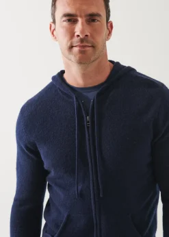PATRICK ASSARAF Air Cashmere Hoodie|Men Knitwear