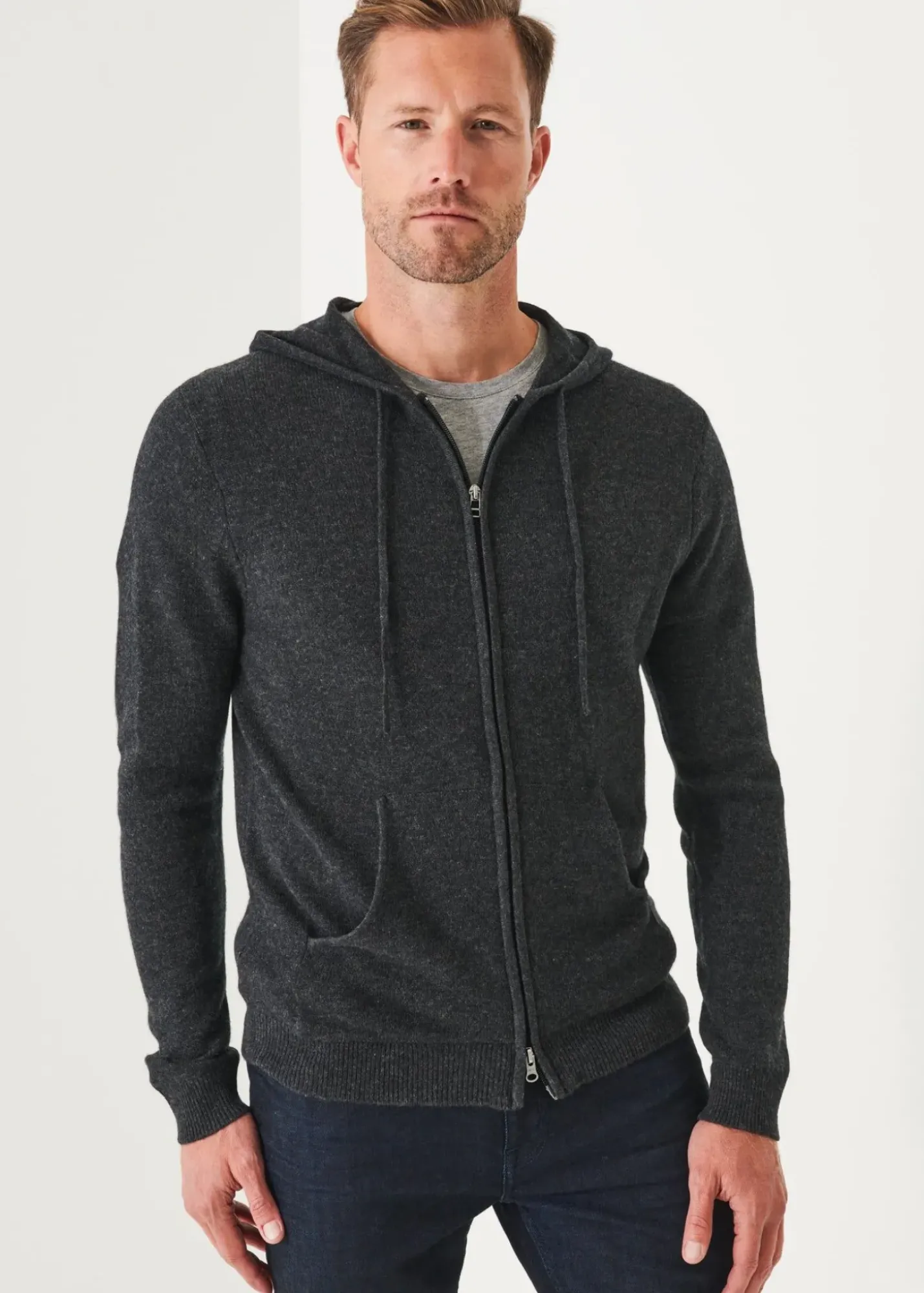 PATRICK ASSARAF Air Cashmere Hoodie|Men Knitwear