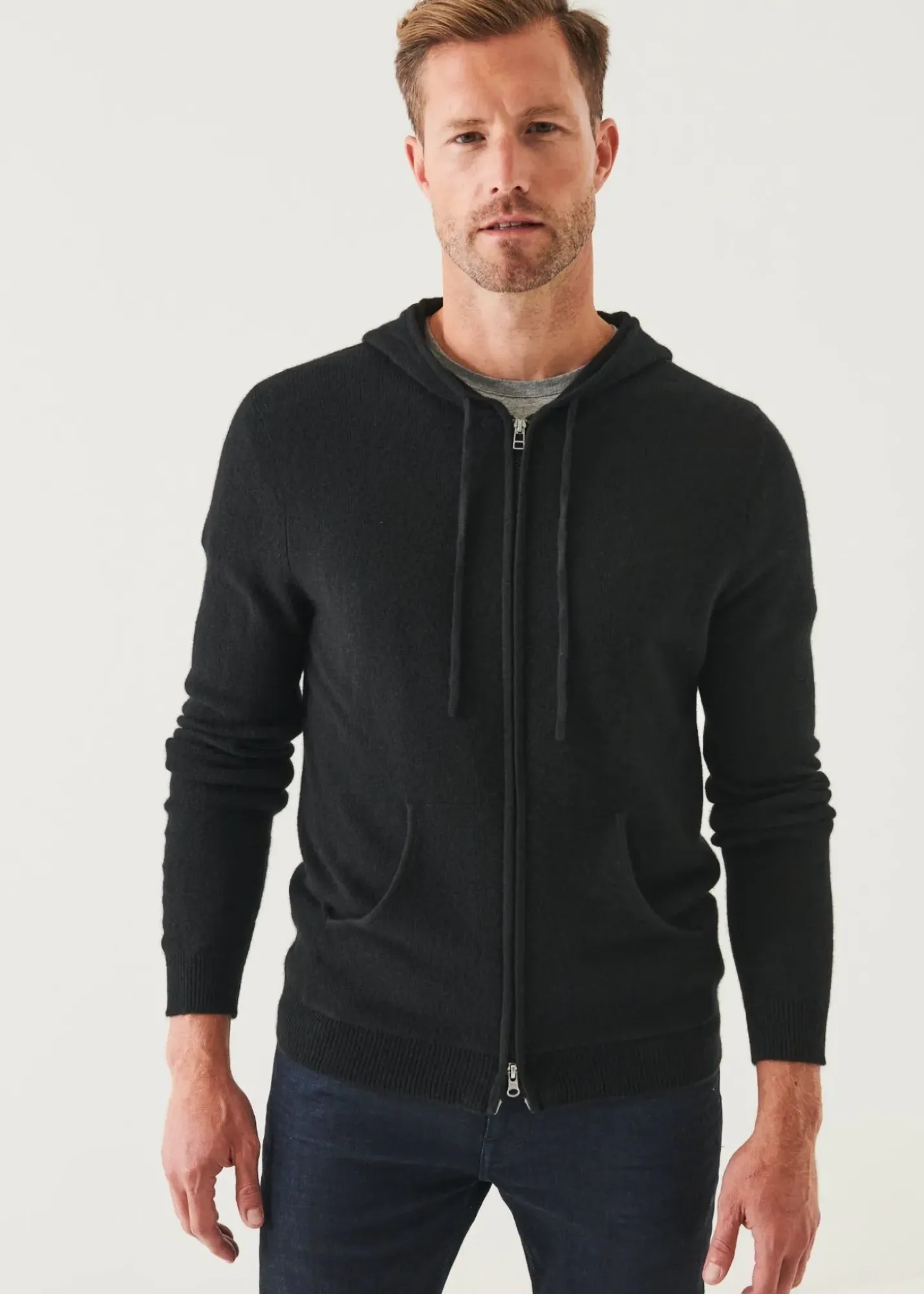 PATRICK ASSARAF Air Cashmere Hoodie|Men Knitwear