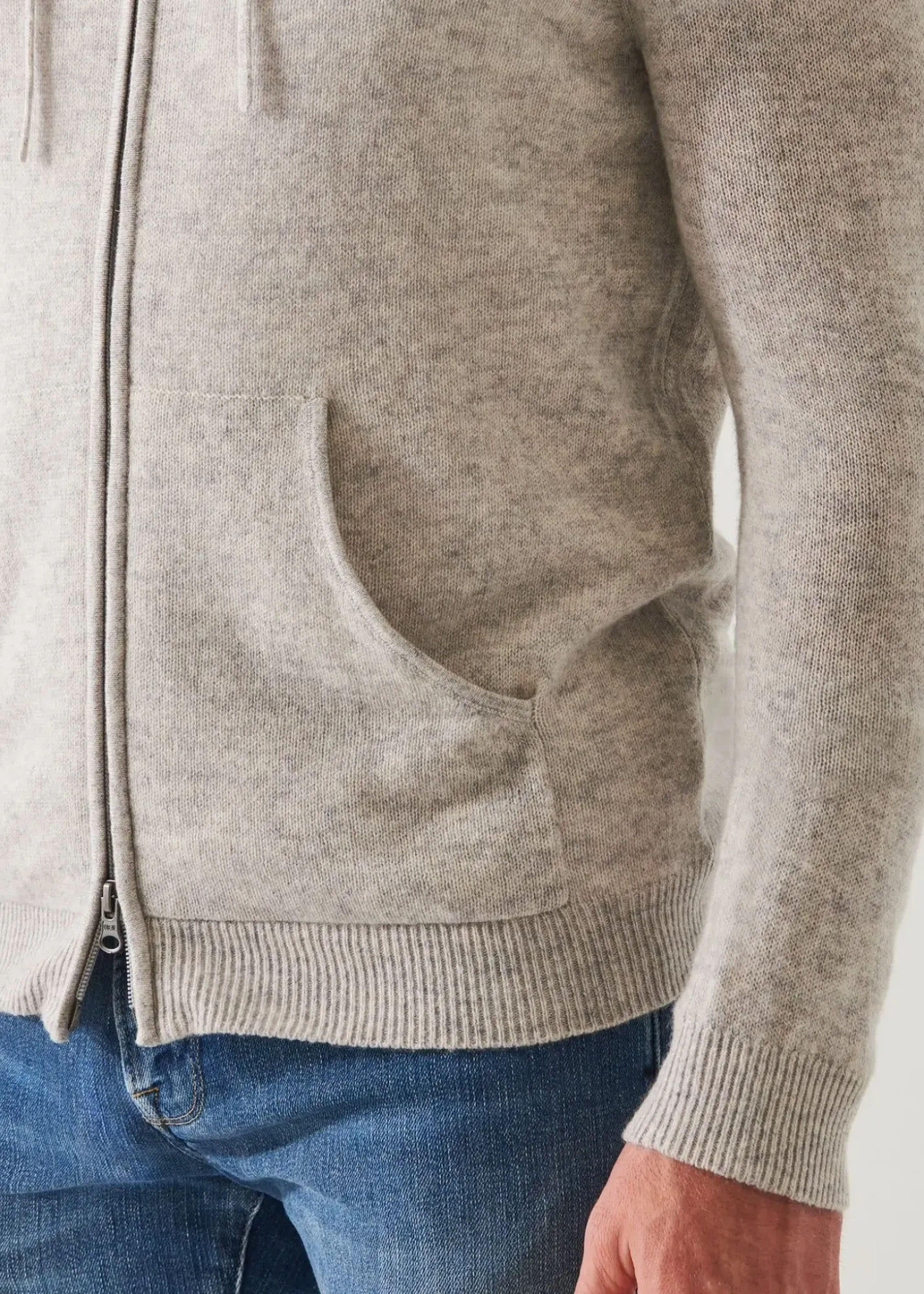 PATRICK ASSARAF Air Cashmere Hoodie|Men Knitwear