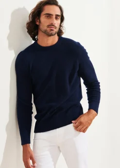 PATRICK ASSARAF Boucle Merino Crewneck|Men Knitwear