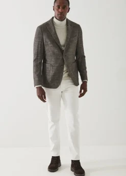 PATRICK ASSARAF Boucle Two-Button Blazer|Men Blazers