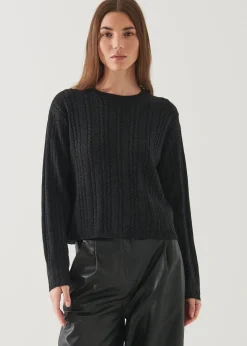 PATRICK ASSARAF Cable Knit Crewneck|Women Knitwear