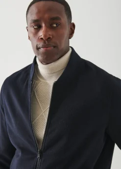 PATRICK ASSARAF Cashmere Baseball Bomber|Men Outerwear
