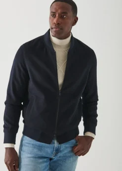 PATRICK ASSARAF Cashmere Baseball Bomber|Men Outerwear
