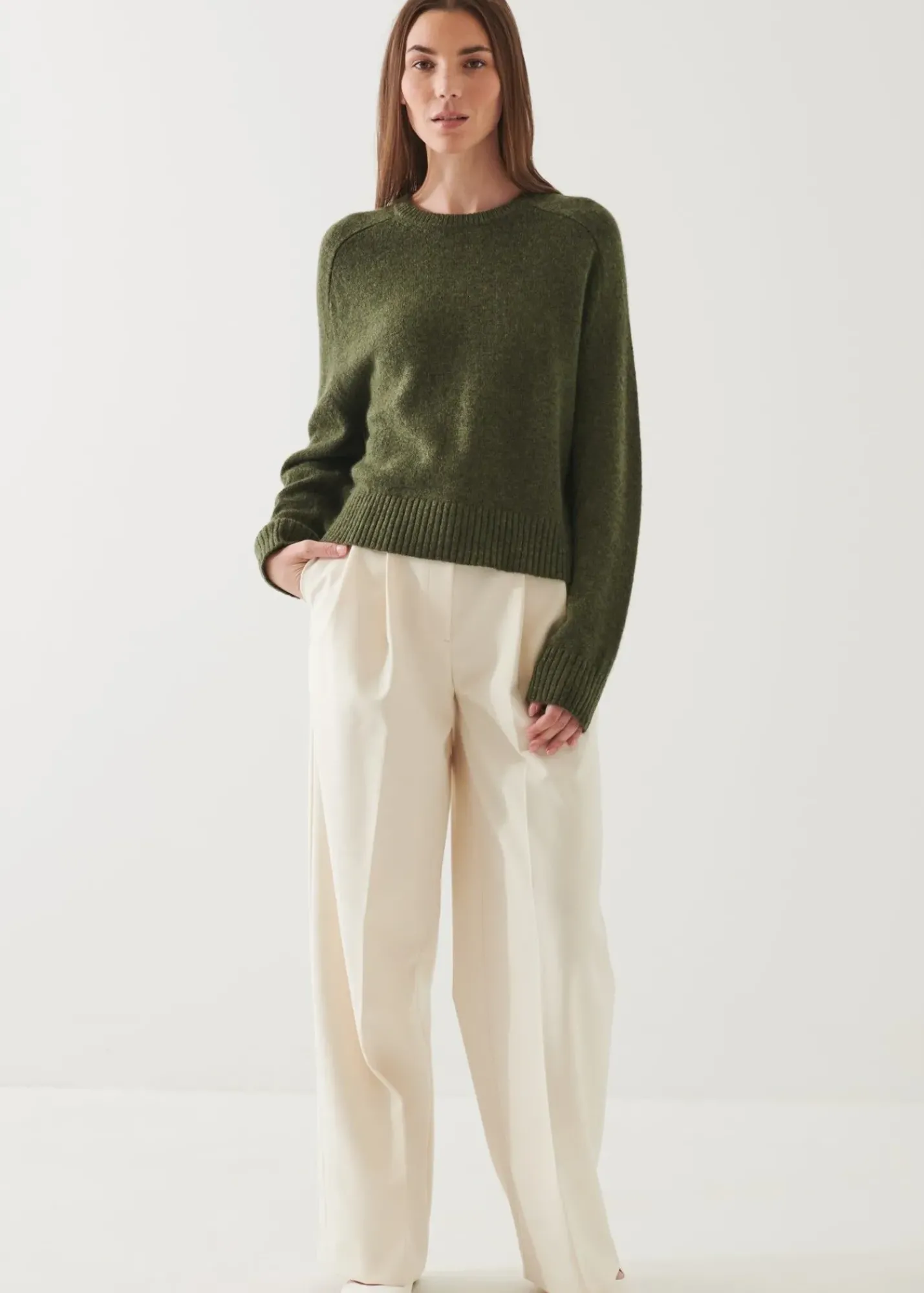 PATRICK ASSARAF Cashmere Blend Sweater|Women Knitwear