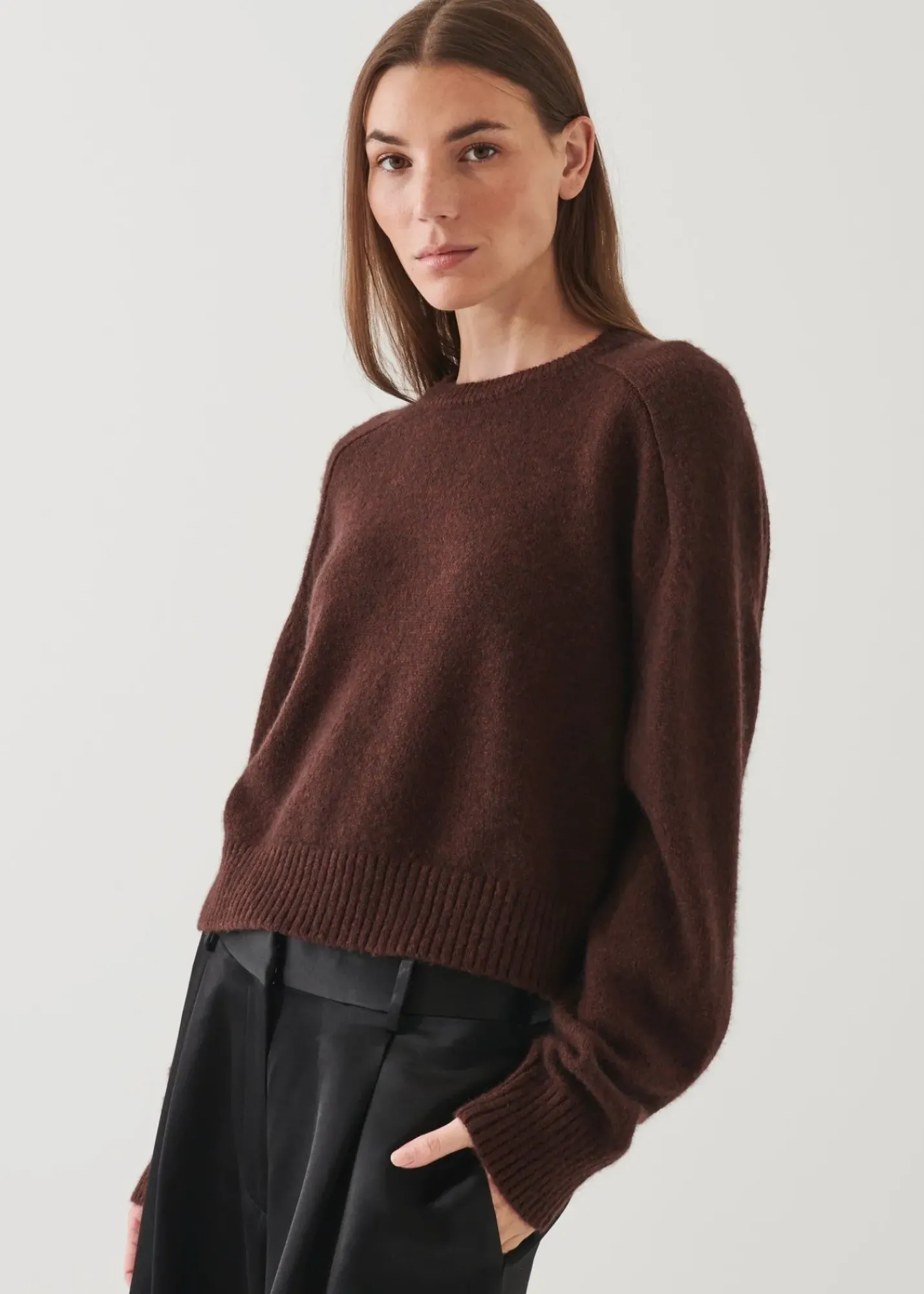 PATRICK ASSARAF Cashmere Blend Sweater|Women Knitwear