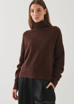 PATRICK ASSARAF Cashmere Blend Turtleneck|Women Knitwear