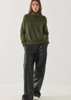 PATRICK ASSARAF Cashmere Blend Turtleneck|Women Knitwear
