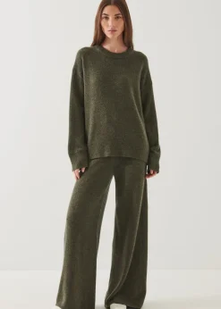 PATRICK ASSARAF Cashmere Drawstring Pant|Women Knitwear