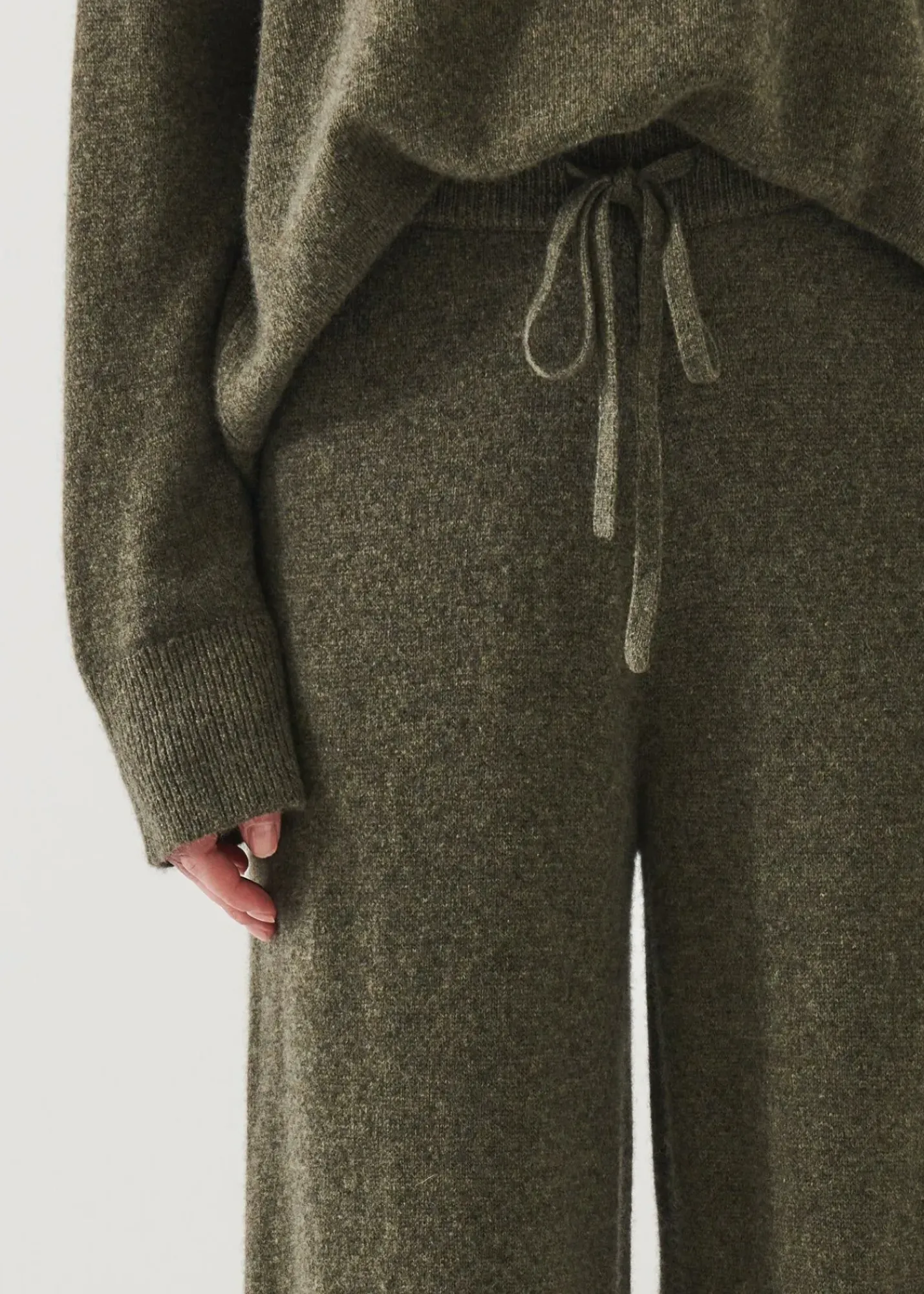 PATRICK ASSARAF Cashmere Drawstring Pant|Women Pants