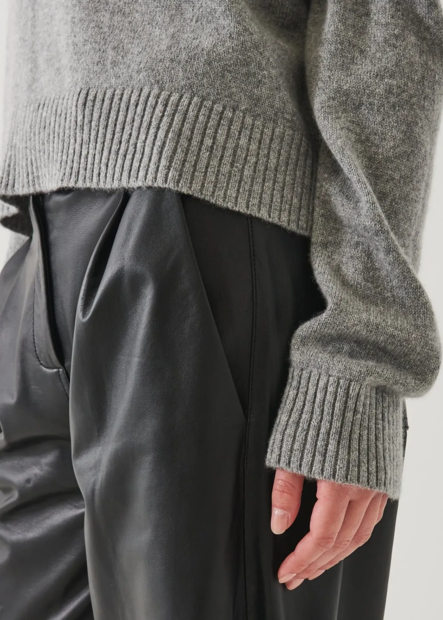 PATRICK ASSARAF Cashmere Raglan Crewneck|Women Knitwear