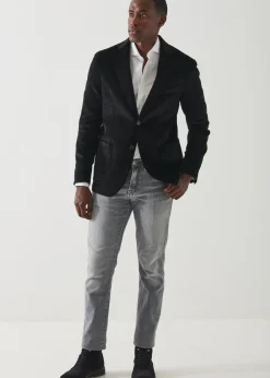 PATRICK ASSARAF Corduroy Two-Button Blazer|Men Blazers