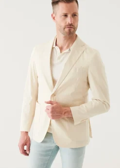 PATRICK ASSARAF Cotton Blend Blazer|Men Blazers