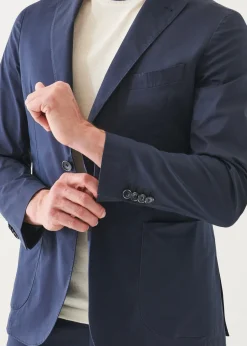 PATRICK ASSARAF Cotton Blend Blazer|Men Blazers