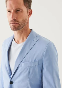 PATRICK ASSARAF Cotton Blend Garment Dye Blazer|Men Blazers