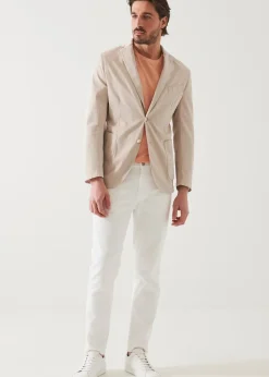 PATRICK ASSARAF Cotton Blend Garment Dye Blazer|Men Blazers
