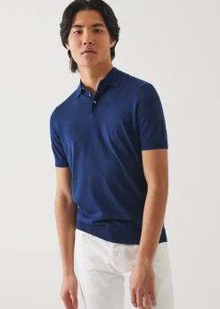 PATRICK ASSARAF Cotton Cupro Polo|Men Polos