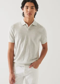 PATRICK ASSARAF Cotton Cupro Polo|Men Polos