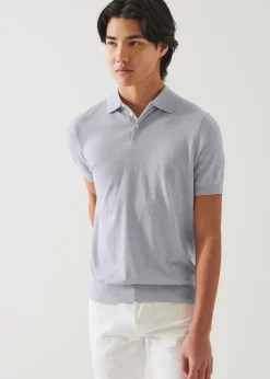 PATRICK ASSARAF Cotton Cupro Polo|Men Polos