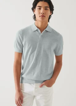 PATRICK ASSARAF Cotton Cupro Polo|Men Polos