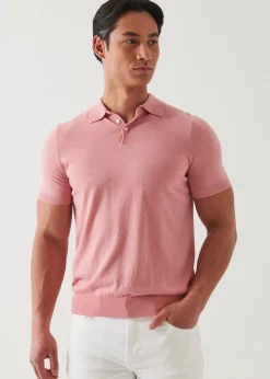 PATRICK ASSARAF Cotton Cupro Polo|Men Polos