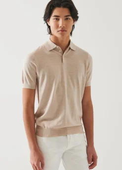PATRICK ASSARAF Cotton Cupro Polo|Men Polos