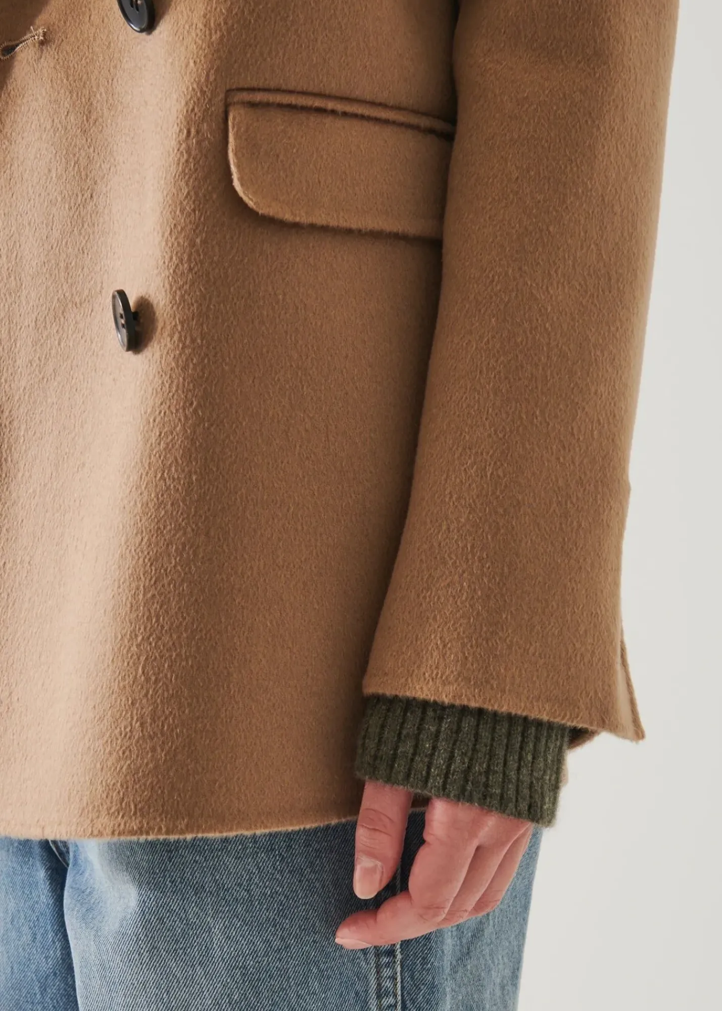 PATRICK ASSARAF Double Breasted Cashmere Blazer|Women Blazers