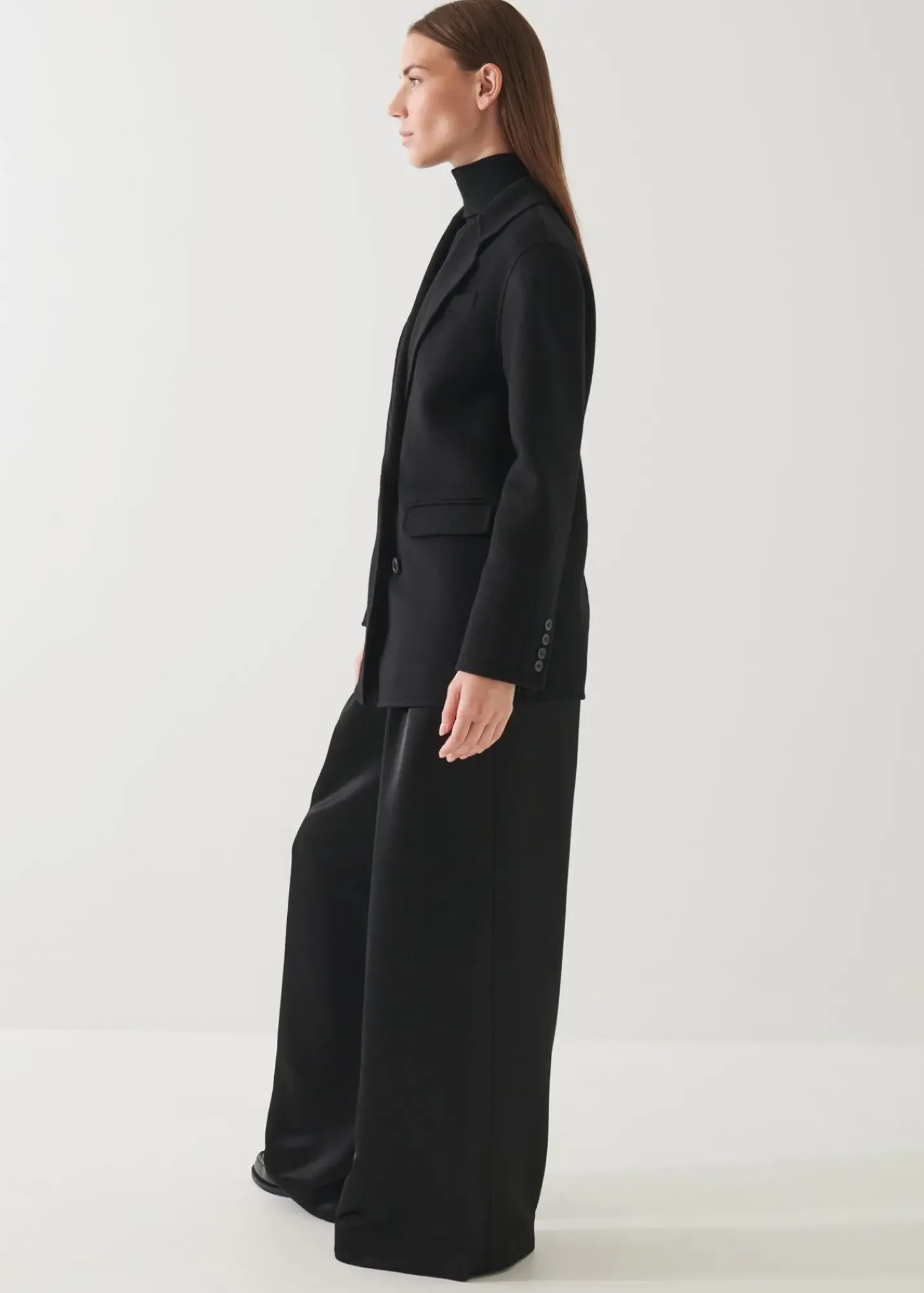 PATRICK ASSARAF Double Breasted Cashmere Blazer|Women Blazers