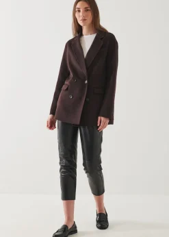 PATRICK ASSARAF Double Breasted Cashmere Blazer|Women Outerwear