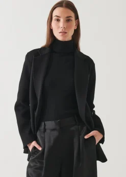 PATRICK ASSARAF Double Breasted Cashmere Blazer|Women Outerwear