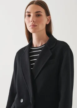 PATRICK ASSARAF Double Breasted Wool Blazer|Women Blazers