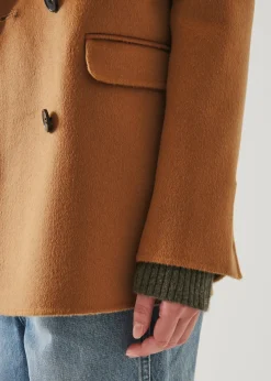 PATRICK ASSARAF Double Breasted Wool Blazer|Women Outerwear