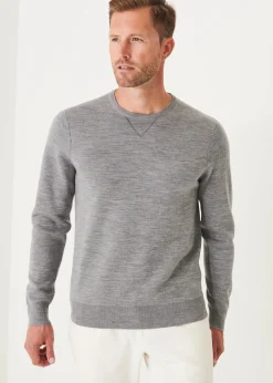 PATRICK ASSARAF Double Face Crewneck|Men Knitwear