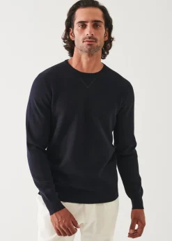 PATRICK ASSARAF Double Face Crewneck|Men Knitwear