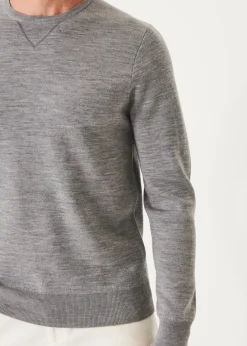 PATRICK ASSARAF Double Face Crewneck|Men Knitwear