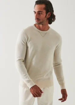 PATRICK ASSARAF Double Face Crewneck|Men Knitwear