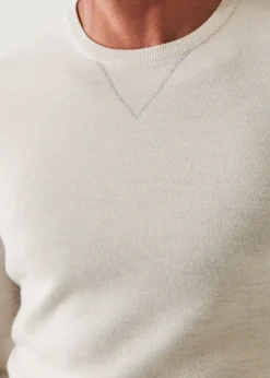 PATRICK ASSARAF Double Face Crewneck|Men Knitwear
