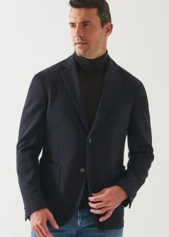 PATRICK ASSARAF Double Face Two-Button Blazer|Men Blazers