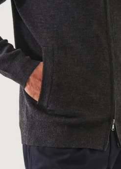 PATRICK ASSARAF Double Face Zip-Up Cardigan|Men Knitwear