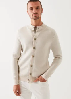 PATRICK ASSARAF Double-Face Button Cardigan|Men Knitwear