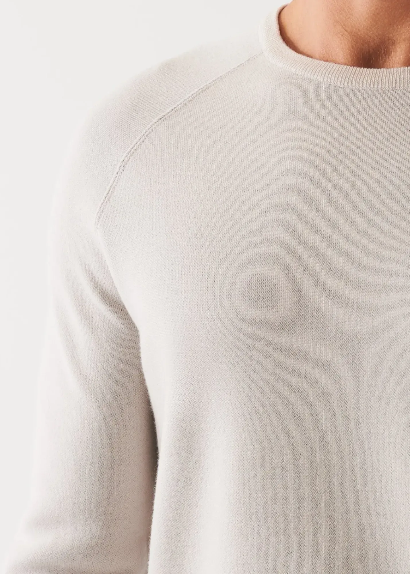 PATRICK ASSARAF Double-Face Crewneck Sweater|Men Knitwear