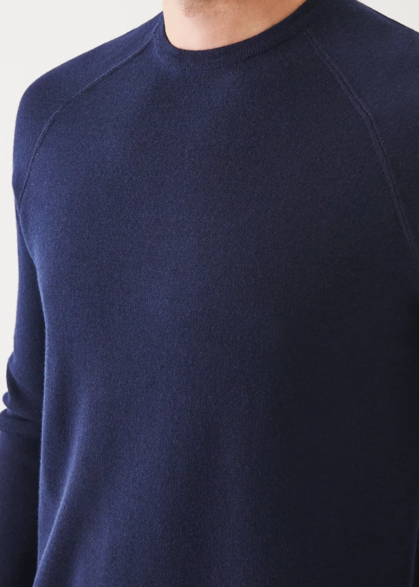 PATRICK ASSARAF Double-Face Crewneck Sweater|Men Knitwear