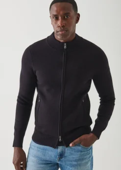 PATRICK ASSARAF Double-Face Full Zip|Men Knitwear