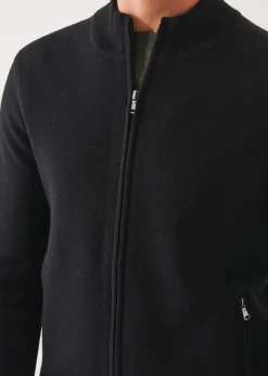 PATRICK ASSARAF Double-Face Full Zip|Men Knitwear