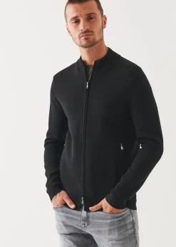 PATRICK ASSARAF Double-Face Full Zip|Men Knitwear